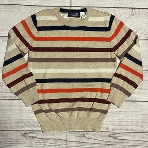 Stripped Long Sleeve Knit Shirt
